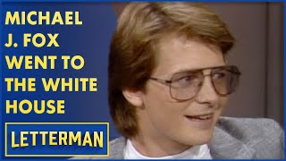 Michael J. Fox On Meeting Steven Spielberg And Ronald Reagan | Letterman