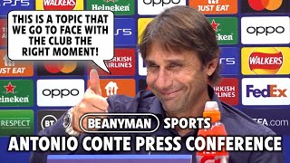 Here for long run? 'A topic we have to face with the club!' | Tottenham v Sporting | Antonio Conte
