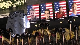 Hotshot firefighters remembered as "men of uncommon valor"