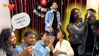 abhi ka birthday celebration 🎉 🍾 big surprise de diya mujhe  🙁