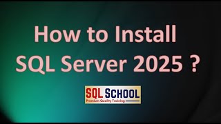 How to install SQL Server 2025 I #sqlschool #sqlserver #sql