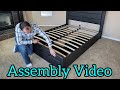 Let's Assemble This Yaheetech Queen-Sized Bed Frame