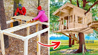 Cute DIY House With Wooden Pallets || Awesome DIY Pallet Furniture Ideas