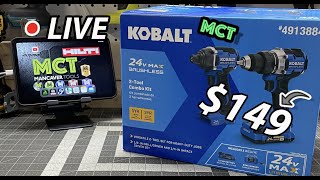 Kobalt Kit unboxing and Testing!! LIVE