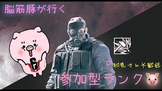 【R6S】参加型ランク！！！【参加希望のかたは概要欄を確認してください】