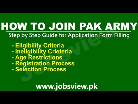 How to Join Pak Army After Matric FSC Inter as an Officer Soldier - JobsView pk How to Join Pak Army After Matric FSC Inter as an Officer Soldier - JobsView pk