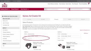 Meritor Parts Xpress - Xpress Ad Creator