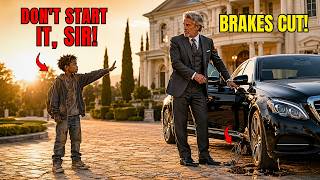 Don't Start the Car, Sir! — Street Boy Saves Rich Man from Sabotage and Names Who Did It