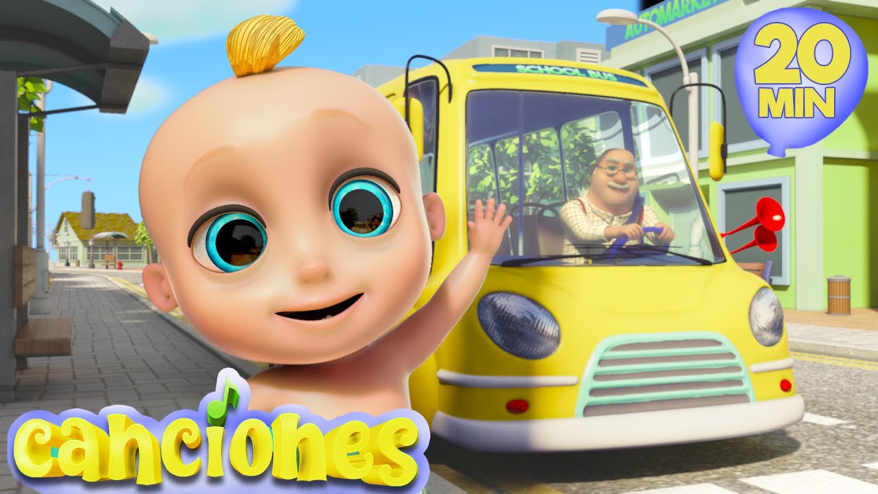 Las Ruedas Del Autobús - Canciones Infantiles LooLoo - YouTube