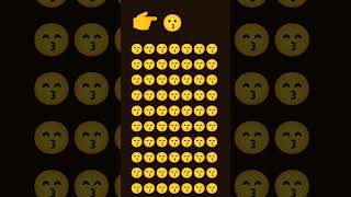 😗 यह वाला इमोजी कहां है #trending #emoji sort #emoji challenge #99% log fail #like