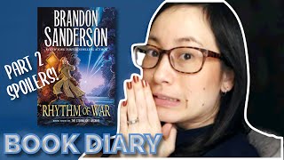 Rhythm of War Part 2 Reading Vlog Book Diary
