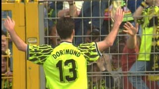Borussia Dortmund - Dynamo Dresden, BL 1994/95 28.Spieltag Highlights