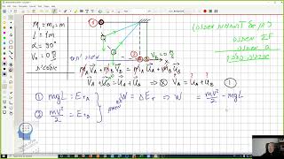 #25 תרגיל התנגשות אלסטית ואנרגיה מכנית