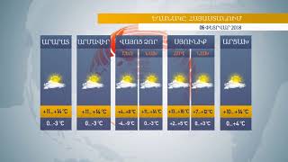 Եղանակը Հայաստանում 06.02.2018. սպասվում է առանց տեղումների եղանակ