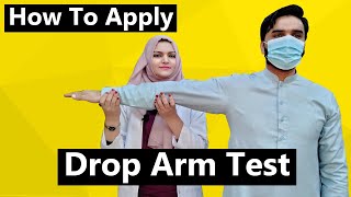 Drop Arm Test For Shoulder Joint | Rotator Cuff Tear