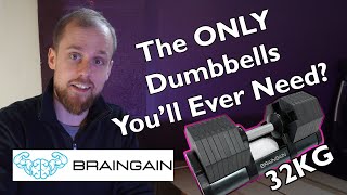 Braingain 32kg Octagon Adjustable Dumbbell [UNBOXING + REVIEW]