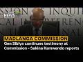 Madlanga Commission | Gen Sibiya continues testimony at Commission - Sakina Kamwendo  reports