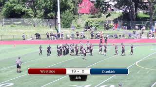 Dunkirk Marauders Vs Westside panthers Varsity Football midget league