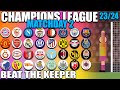 Beat The Keeper Champions League 2023/24 Group Stages Matchday 2