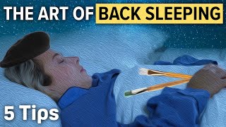 Why YOU Should Be Sleeping on Your Back
