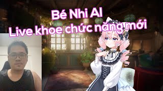 Bé Nhi Vtuber ló đầu lên, hát hò giao lưu với anh em cuối tuần