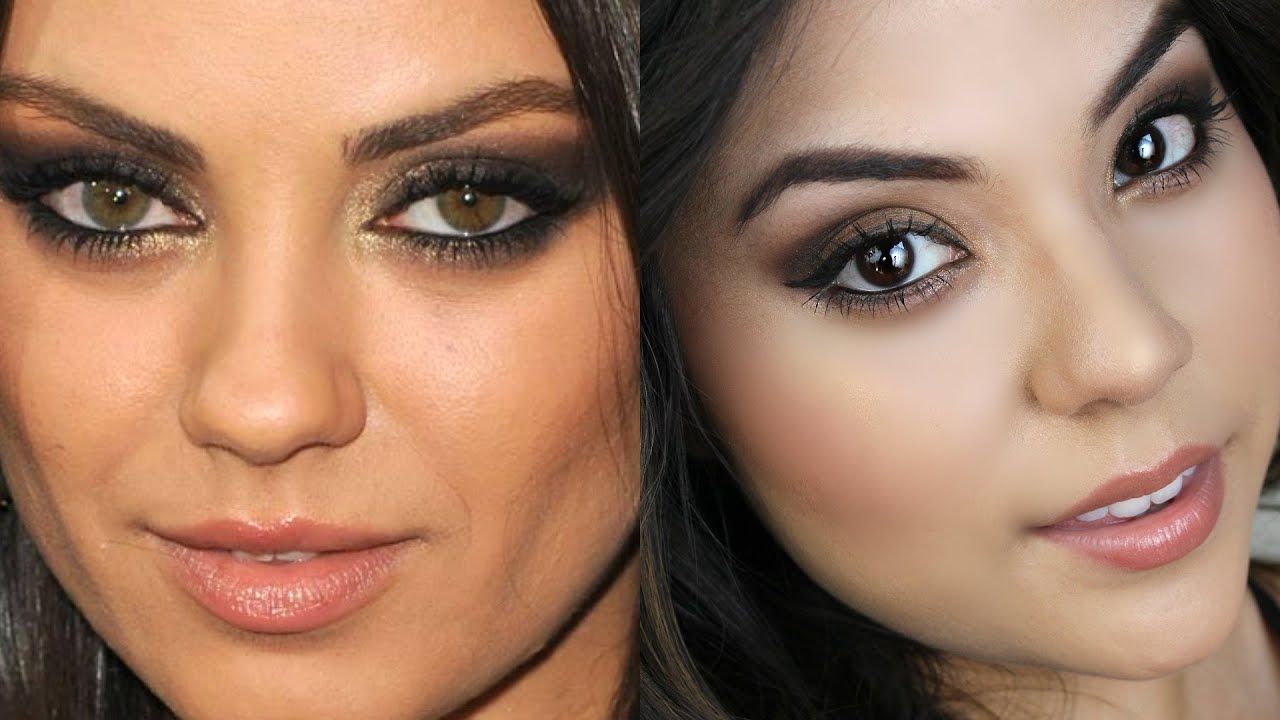 Mila Kunis Smokey Eye Tutorial Youtube