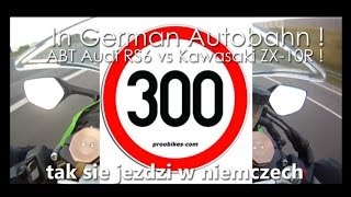 Audi RS6 300 KM In German Autobahn ! TAKIE CUDA W DE