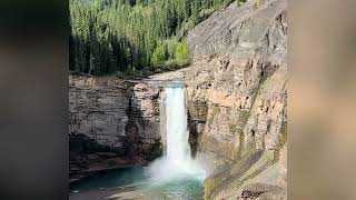 Ram falls in alberta Canada