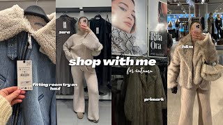 SHOP WITH ME: new in primark + h&m + zara try on haul + more | shopping vlog autumn 2023