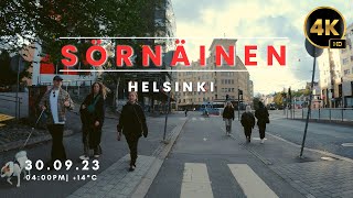 Walking around in Sörnäinen, Helsinki 🇫🇮, 4K-HDR Walking Tour (6 min)