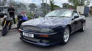 Rare 1995 Aston Martin V8 Vantage Loud Exhaust Sound Original car