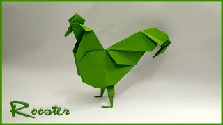 Paper Rooster Origami (Tutorial Step by Step) | Hướng dẫn gấp con gà trống | Tuan Bo TubeHD