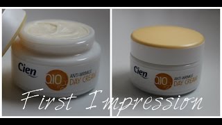 Cien Anti-wrinkle cream - first impression review