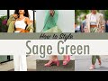 Color Combinations for Clothes feat. Sage Green (Pistachio, Moss) How to Wear Color