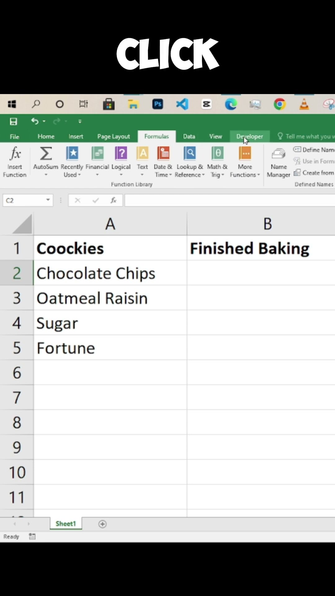 Add Checkbox in Excel One click #shorts