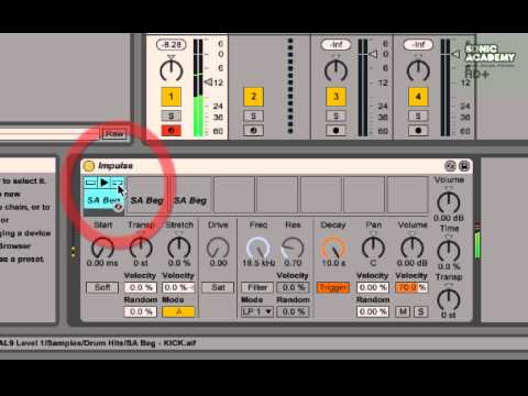 Ableton Live 9 For Beginners Level 1 Tutorial - Creating A Drum Beat Ableton Live 9 For Beginners Level 1 Tutorial - Creating A Drum Beat