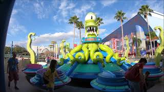 Kang \u0026 Kodos' Twirl 'n' Hurl Full POV Ride Experience 2023 | Universal Studios Florida