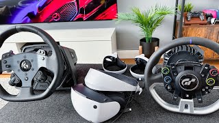 PSVR2 with Gran Turismo 7 - The PERFECT VR Racing Setup | Logitech G Pro VS Fanatec GT DD PRO