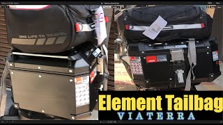 ViaTerra Element Motorcycle Tailbag| jugaad Idea|Do not try this |(35 Ltr)| Water proof\u0026dust proof