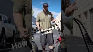 How Dean Speed measures their sissybars to get the right height for you. #motorcycle