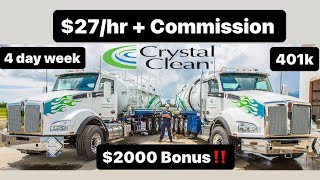 Crystal Clean is paying TOP DOLLAR to deliver antifreeze and washer fluid 🙌🏾🔥💰