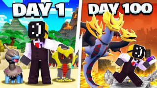 I Spent 100 Days in FUSION Only Pixelmon! (Minecraft)