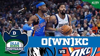 Dallas Mavericks get their best win of the season AGAIN vs. OKC Thunder | MAVS POSTGAME