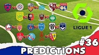 2021/22 Ligue 1 Predictions - Matchday #36