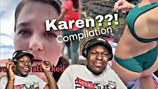 Karen Throwing them hands NOW??!| Karens who got what they DESERVED ( REACTION)