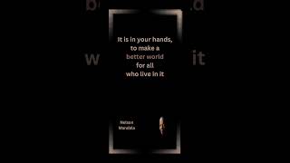 Nelson Mandela Quotes || Beautiful Words For Beautiful Life || #shorts #youtubeshorts  #ytshorts