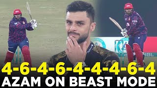 Azam Khan on Beast Mode | Peshawar Zalmi vs Islamabad United | Match 13 | HBL PSL 9 | M2A1A