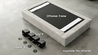 Ihanherry Cloud Sofa Assembly Tutorial