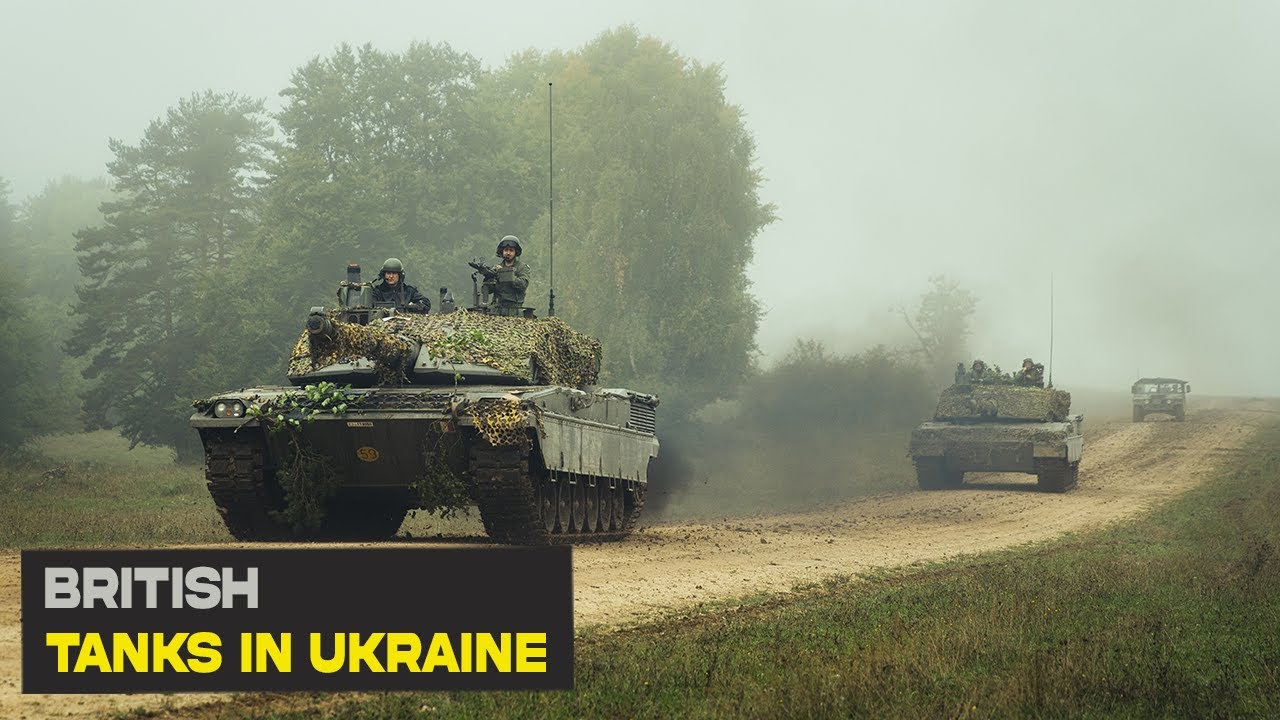 British Challenger 2 Tanks In Ukraine | Ukraine War Update - YouTube