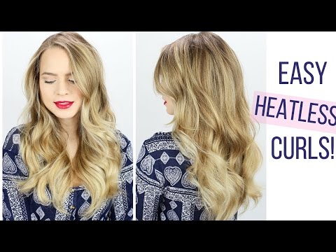 Easy Heatless Curls Hair Tutorial! Easy Heatless Curls Hair Tutorial!